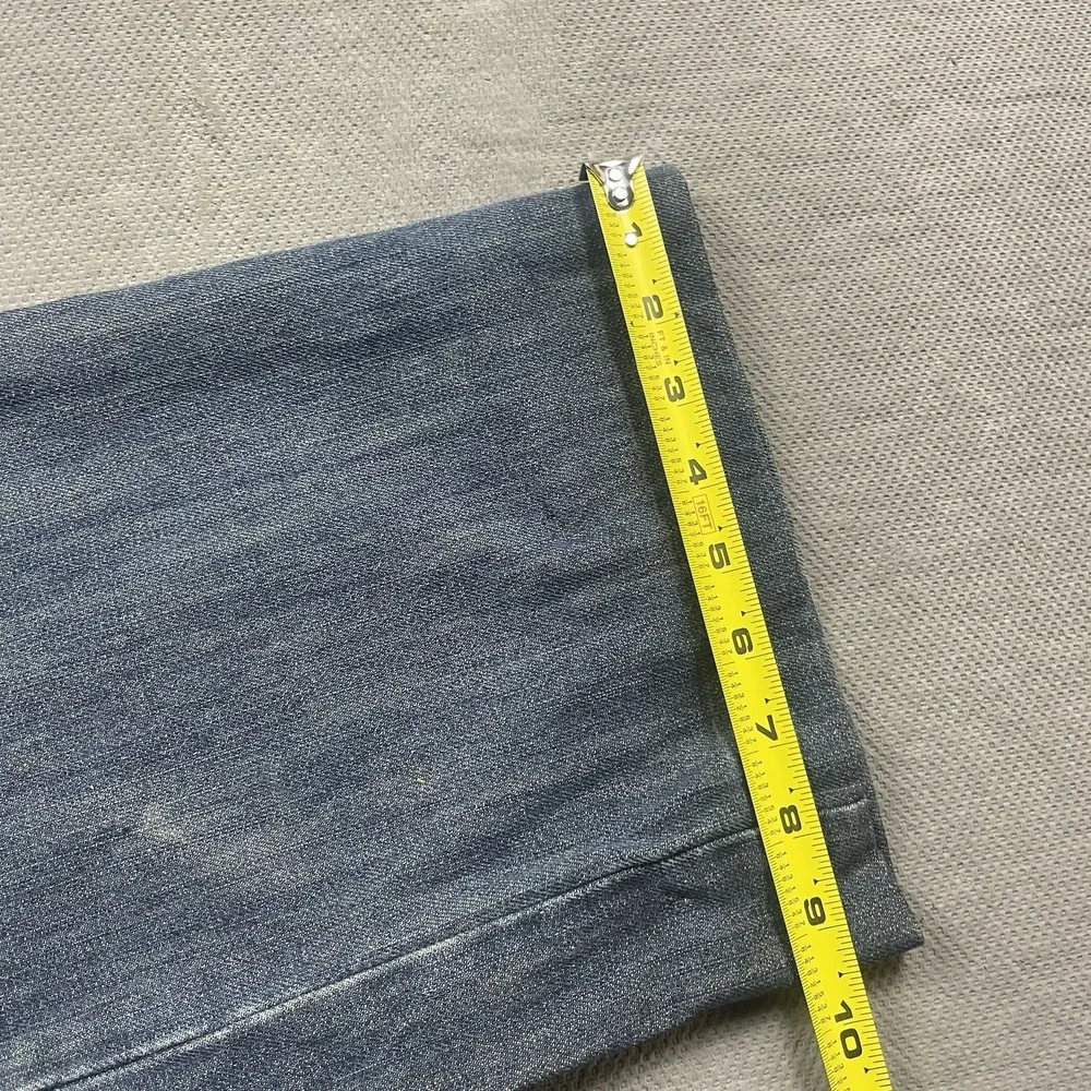 VTG Robins‎ Jean Mens 36x31 Rivet Wing Pockets Blue Faded Baggy Leg Jeans Denim